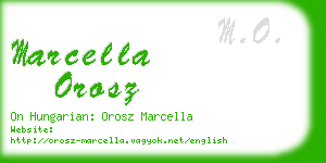 marcella orosz business card